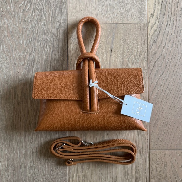 German Fuentes GF Camel Wristlet Handbag - Picture 2 of 14